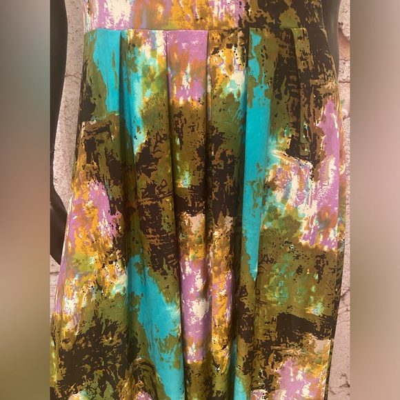 Maccine Multicoloured Stretch Pleated Dress - Picture 3 of 9